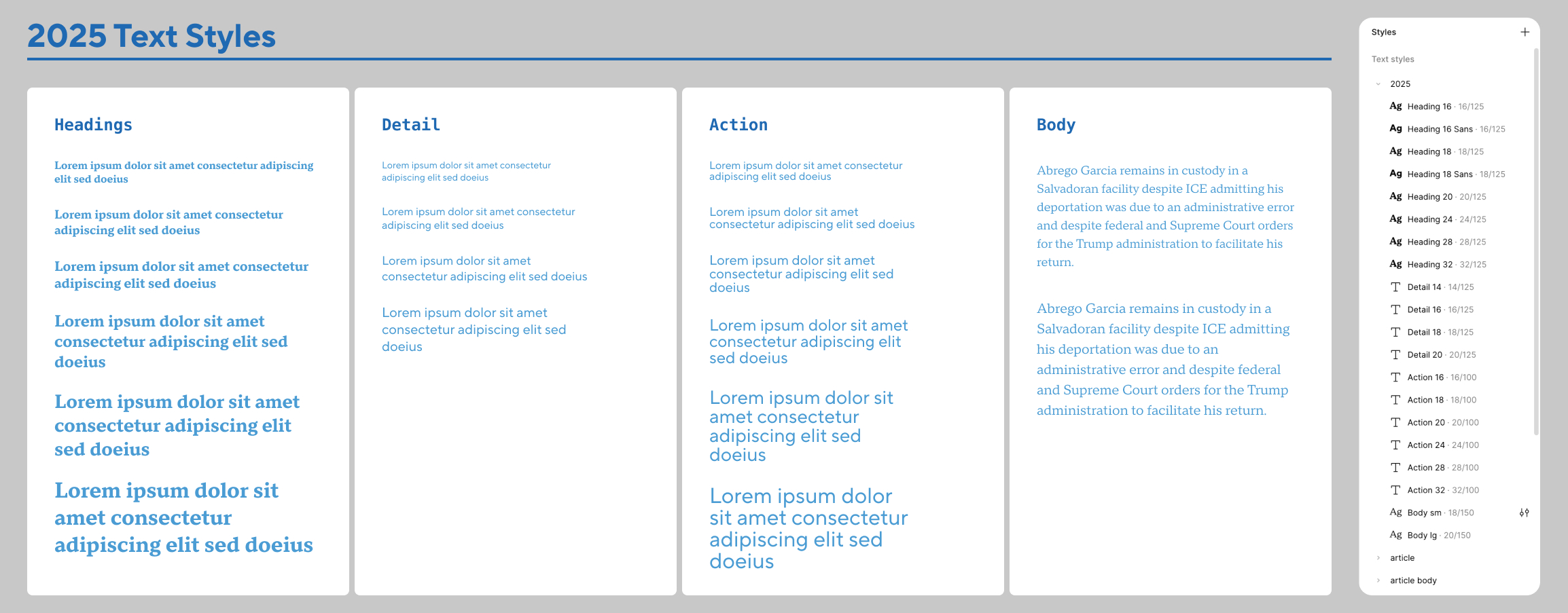 CBS News web Figma library
