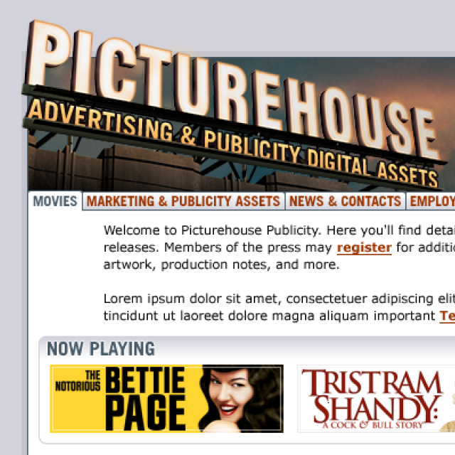 Picturehouse Extranet