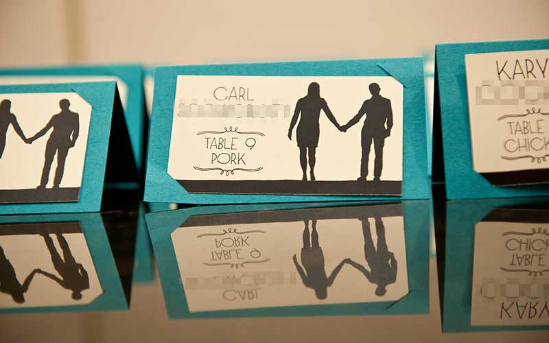 wedding escort cards