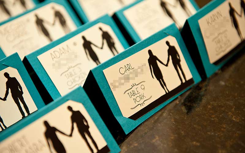 wedding escort cards