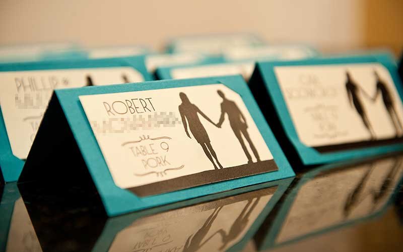 wedding escort cards