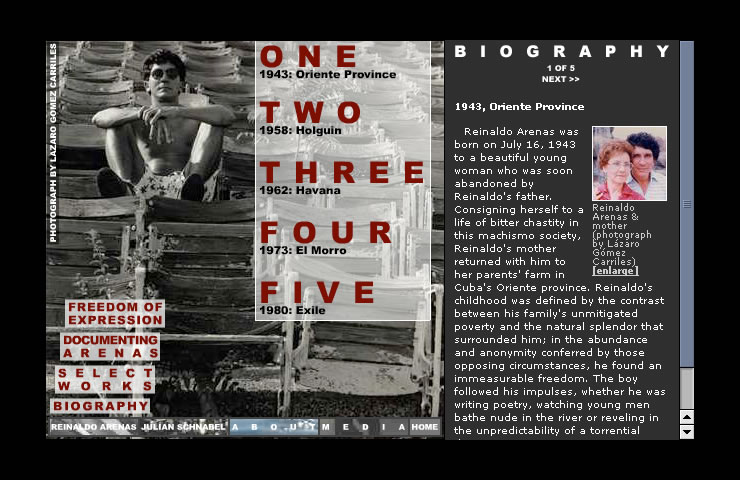 Before Night Falls - About the Film Screen