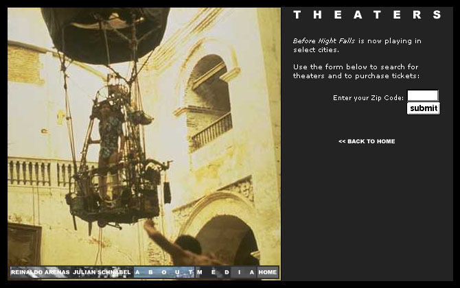 Before Night Falls - Theaters