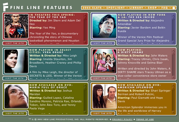 Fine Line Features - Slate Screen