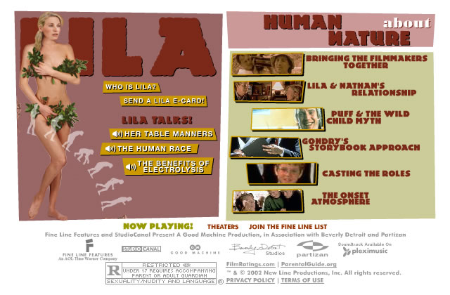 Human Nature - About the Film Screen