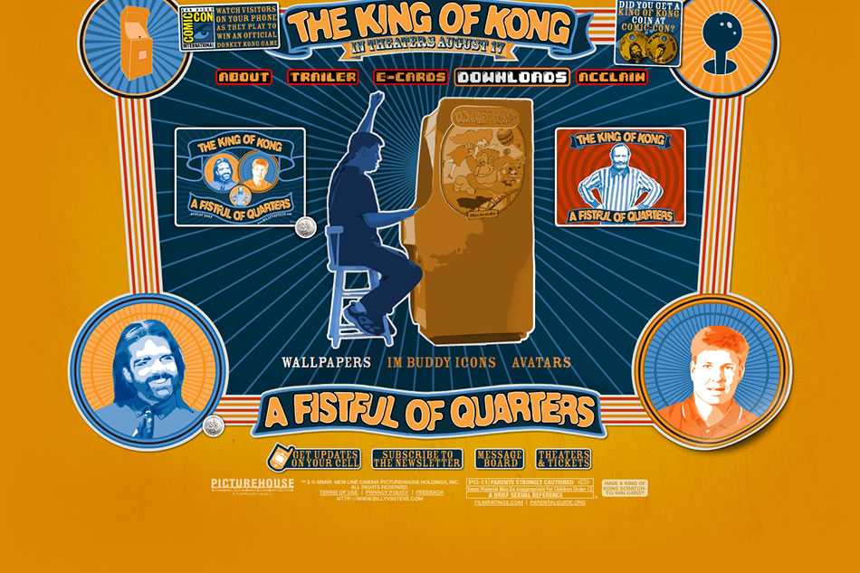 The King of Kong - Downloads Screen