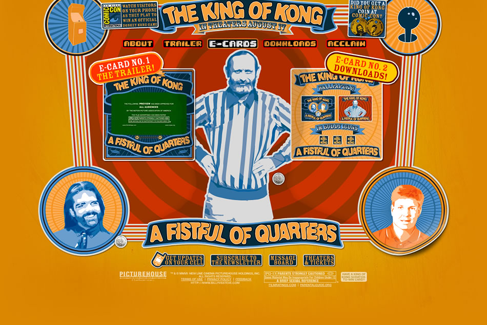 The King of Kong - Ecards Screen