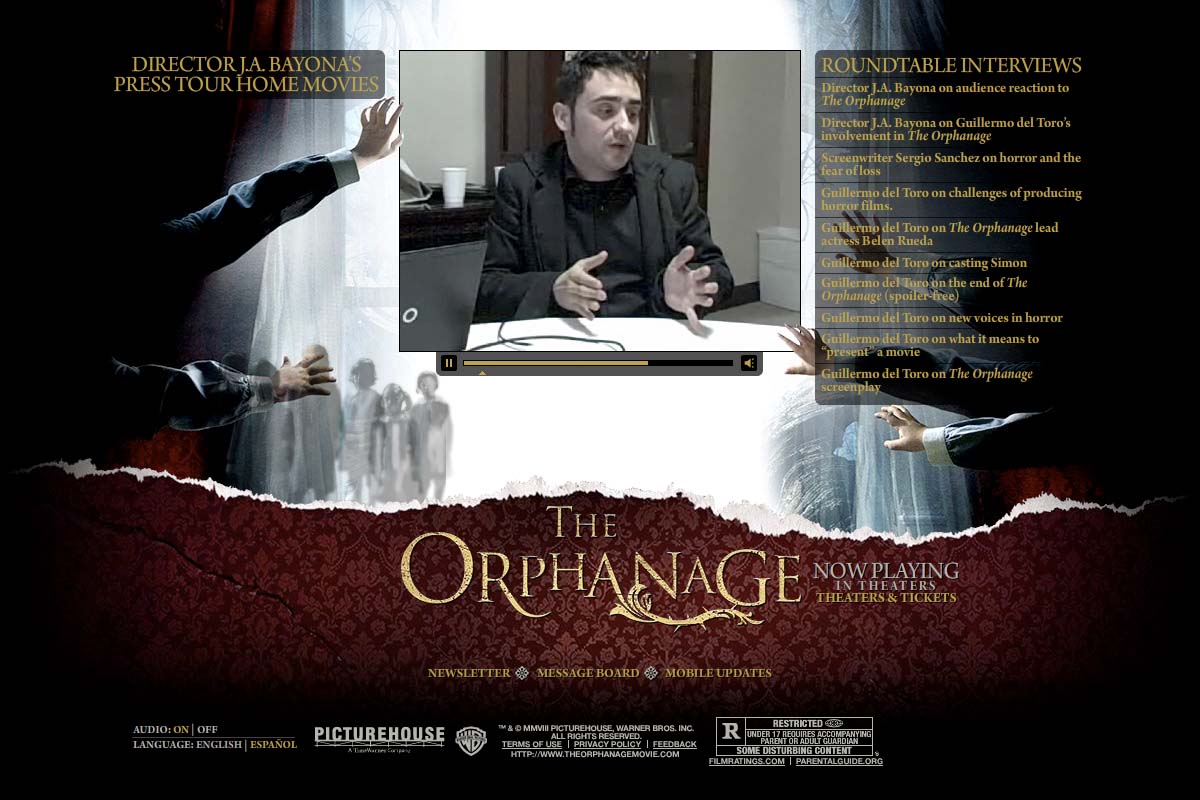 The Orphanage - Video Screen