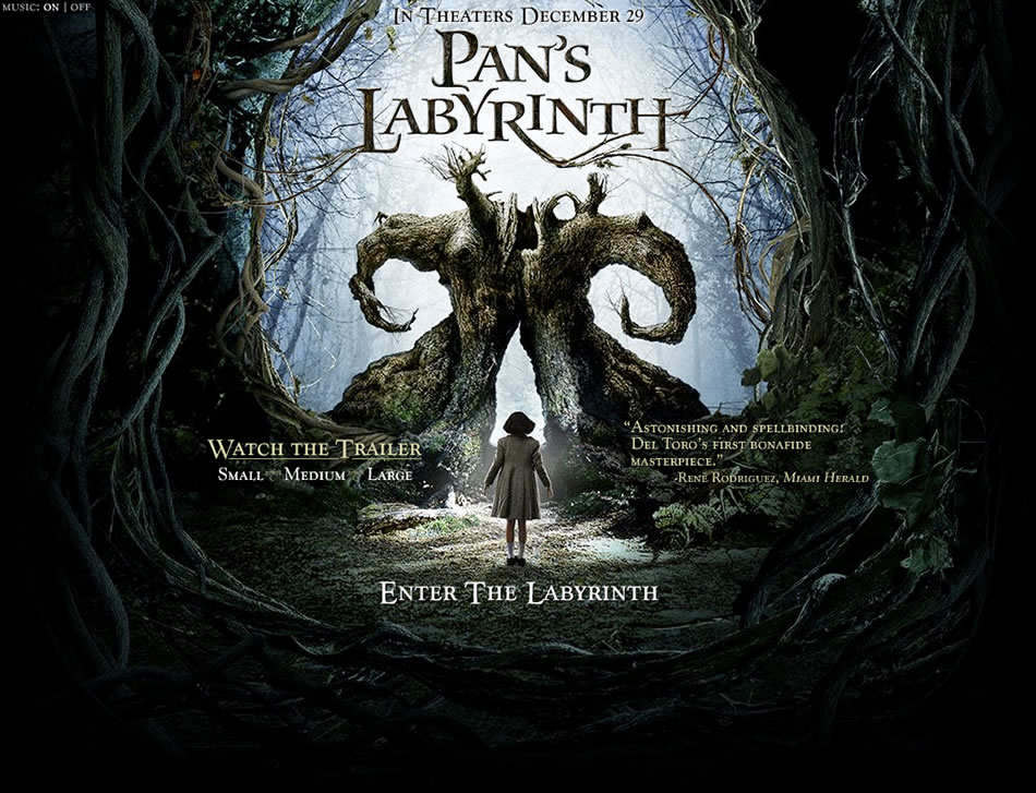 Pan's Labyrinth Home screen