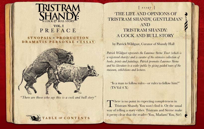 Tristram Shandy - About Screen