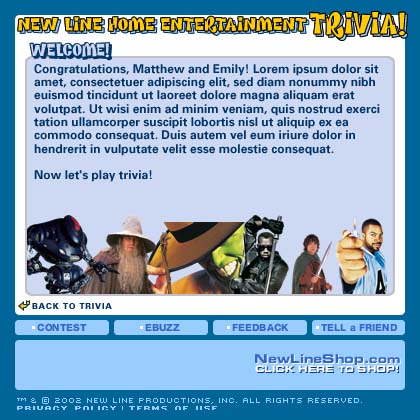 New Line Home Entertainment Trivia