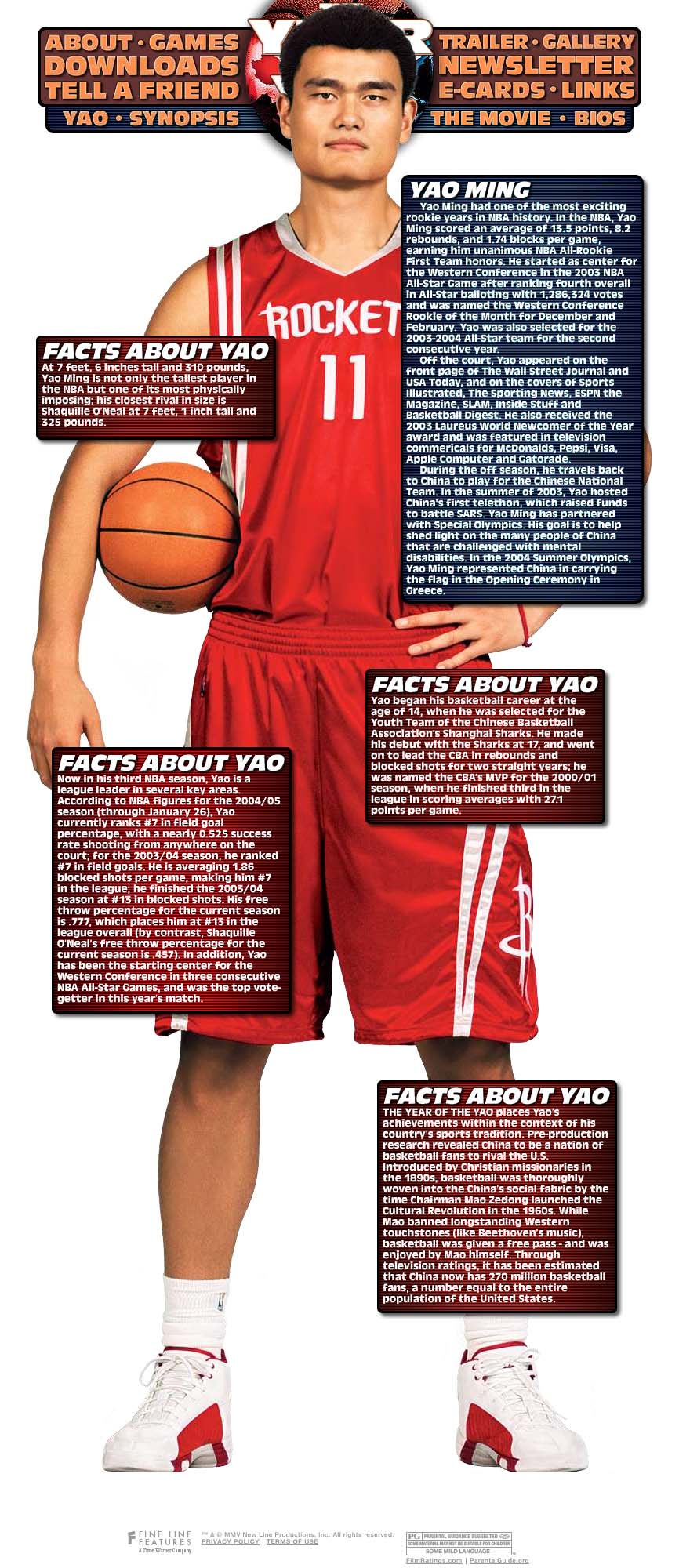 The Year of the Yao - About the Film Screen