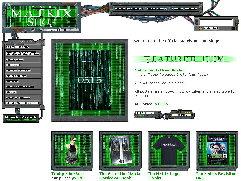 The Matrix Shop - Home